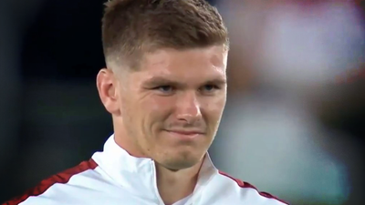 Owen Farrell explains why England lined up in a ‘V’ against the Haka