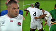 Kyle Sinckler knocked out by Maro Itoje elbow after only two minutes