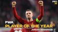 Jordan Henderson named FWA Player of the Year