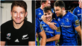 Leinster star Hugo Keenan has beaten Beauden Barrett’s ‘Bronco’ time