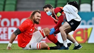 Seven minutes into rugby’s return, Munster hit with injury nightmare