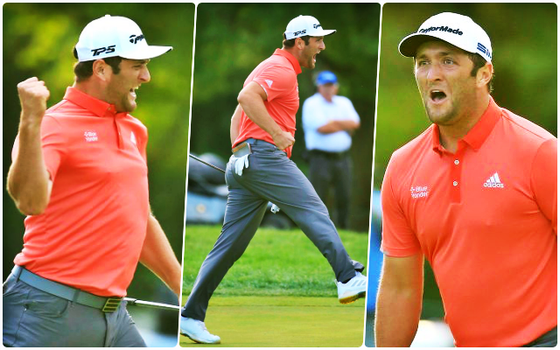 Jon Rahm putt