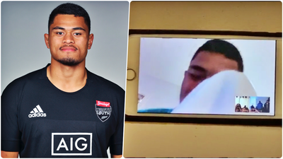 Tupou Vaa’i breaks down as he shares All Blacks call-up news with family