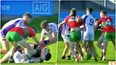 All hell breaks loose at Parnell Park as two sent off in late brawl