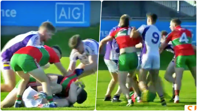 All hell breaks loose at Parnell Park as two sent off in late brawl