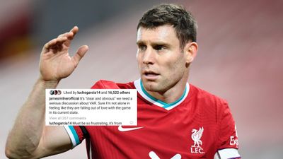 James Milner says he is “falling out of love” with football because of VAR