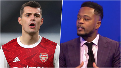 Patrice Evra says Thierry Henry turned TV off when Granit Xhaka was Arsenal captain