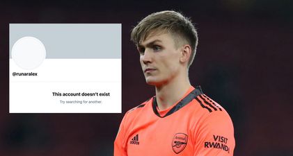 Arsenal goalkeeper Alex Runarsson deletes Twitter account after fan criticism