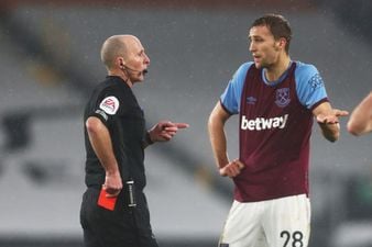 Death threats sent to referee Mike Dean and his family after Soucek red card