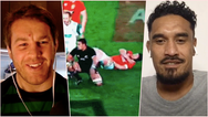 Sean O’Brien and Jerome Kaino re-live tackle that left the Irishman in a sling