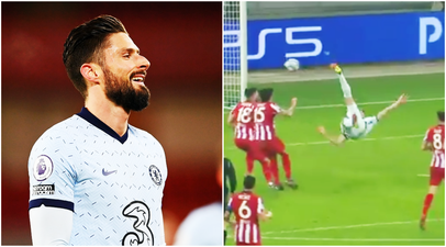 Olivier Giroud scores Puskas-worthy bicycle kick to secure win for Chelsea