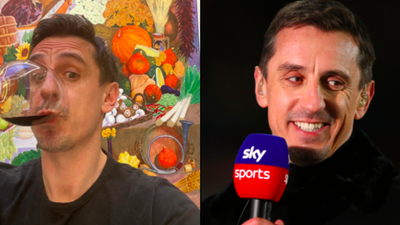 Gary Neville toasts the downfall of Super League after clubs back out