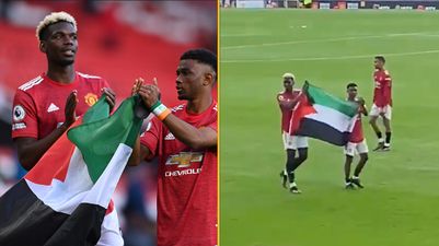 Solskjaer gives definitive response to question on Pogba and Diallo carrying Palestine flag