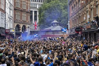 Scotland fans help with clean-up in Leicester Square as Tartan Army leaves London