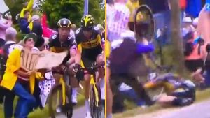 tour de france crash