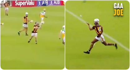 Kilkenny minor captain somehow stays standing for a point that should have been worth two