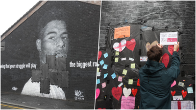 What these people did to the vandalised Marcus Rashford mural was just beautiful