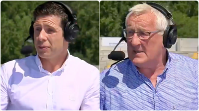 Sean Cavanagh and Pat Spillane tear into each other in entertaining half-time side-show