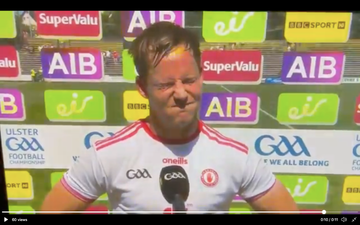 Kieran McGeary’s reaction after swearing on live TV was just brilliant