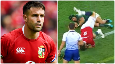 Cheslin Kolbe somehow avoids red card after leaving Conor Murray in awful heap