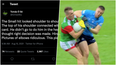 “The top of his shoulder connected with head” – Tomás Ó Sé reviews the John Small tackle on Twitter