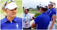 Sagstrom reduced to tears after rules official makes her mark at Solheim Cup