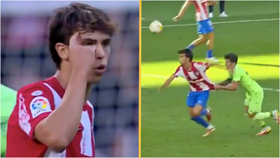 “20 seconds of lunacy” sees Joao Felix red-carded against Athletic Bilbao