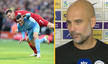 Pep Guardiola suggests referee favoured Liverpool as James Milner escaped red card