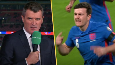 Roy Keane lets rip after “embarrassing” Harry Maguire celebration