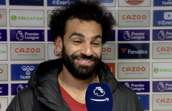 Mo Salah couldn’t help but laugh when asked about Ballon d’Or ranking