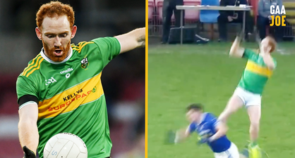 Conor Glass penalised after using AFL ‘screamer’ move to claim Scotstown kick-out