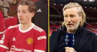 Emotional Robbie Savage introduces son Charlie’s Man Utd debut while on commentary duty