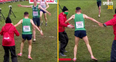 Magical scenes as Irish athlete ignores the stewards to let team-mate know they’d won