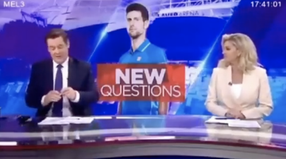 Channel 7 issues statement after anchors caught tearing into Novak Djokovic