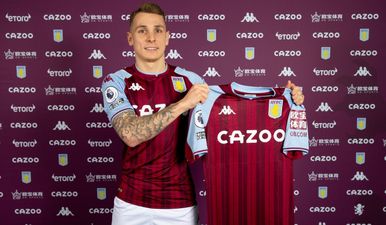 Lucas Digne takes swipe at Rafa Benitez after signing for Aston Villa