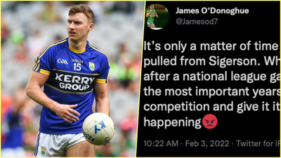 James O’Donoghue slams GAA calendar following Tommy Conroy’s cruciate injury in Sigerson Cup