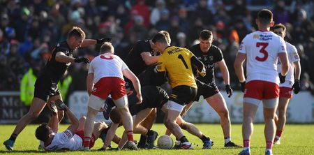 POV of Tyrone man watching melee-gate game against Armagh in Athletic grounds