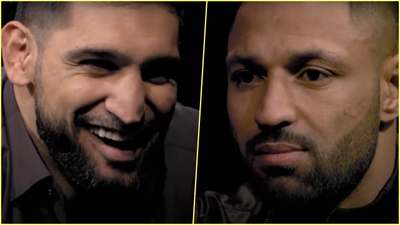 Amir Khan goes full Disney villain in ‘Gloves Are Off’ show with Kell Brook