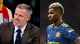 Jamie Carragher delivers some home truths about Marcus Rashford’s performances for Man United