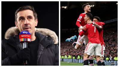 Gary Neville is ‘unimpressed’ by Man United despite Cristiano Ronaldo’s hat-trick