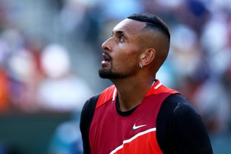 Nick Kyrgios apologises to ballboy after nearly hitting him with racket