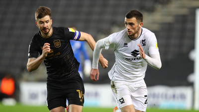 Troy Parrott showed stunning technique before scoring cracking chipped goal for MK Dons