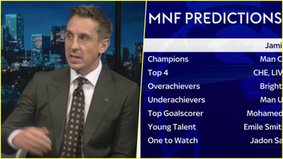 Gary Neville’s predictions from the start of the season have not aged well