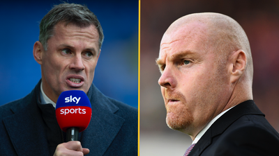 ‘What a joke’ – Jamie Carragher and Gary Neville slam Burnley decision to sack Sean Dyche