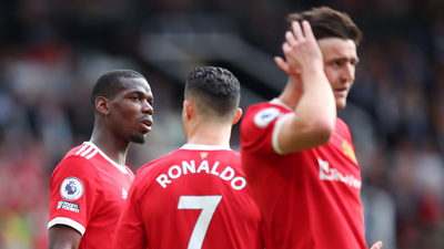 Paul Pogba needed medical attention after Harry Maguire accidentally kicked him in the head