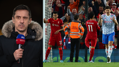 Gary Neville labels Man United a ‘waste of space’ as Liverpool run riot in first half at Anfield