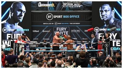 Tyson Fury v Dillian Whyte: TV channel details & fight-off time for heavyweight bout