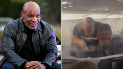 Mike Tyson filmed repeatedly punching passenger on plane