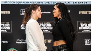 Katie Taylor Amanda Serrano tv