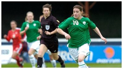 Katie Taylor reflects on her football career playing for the Republic of Ireland